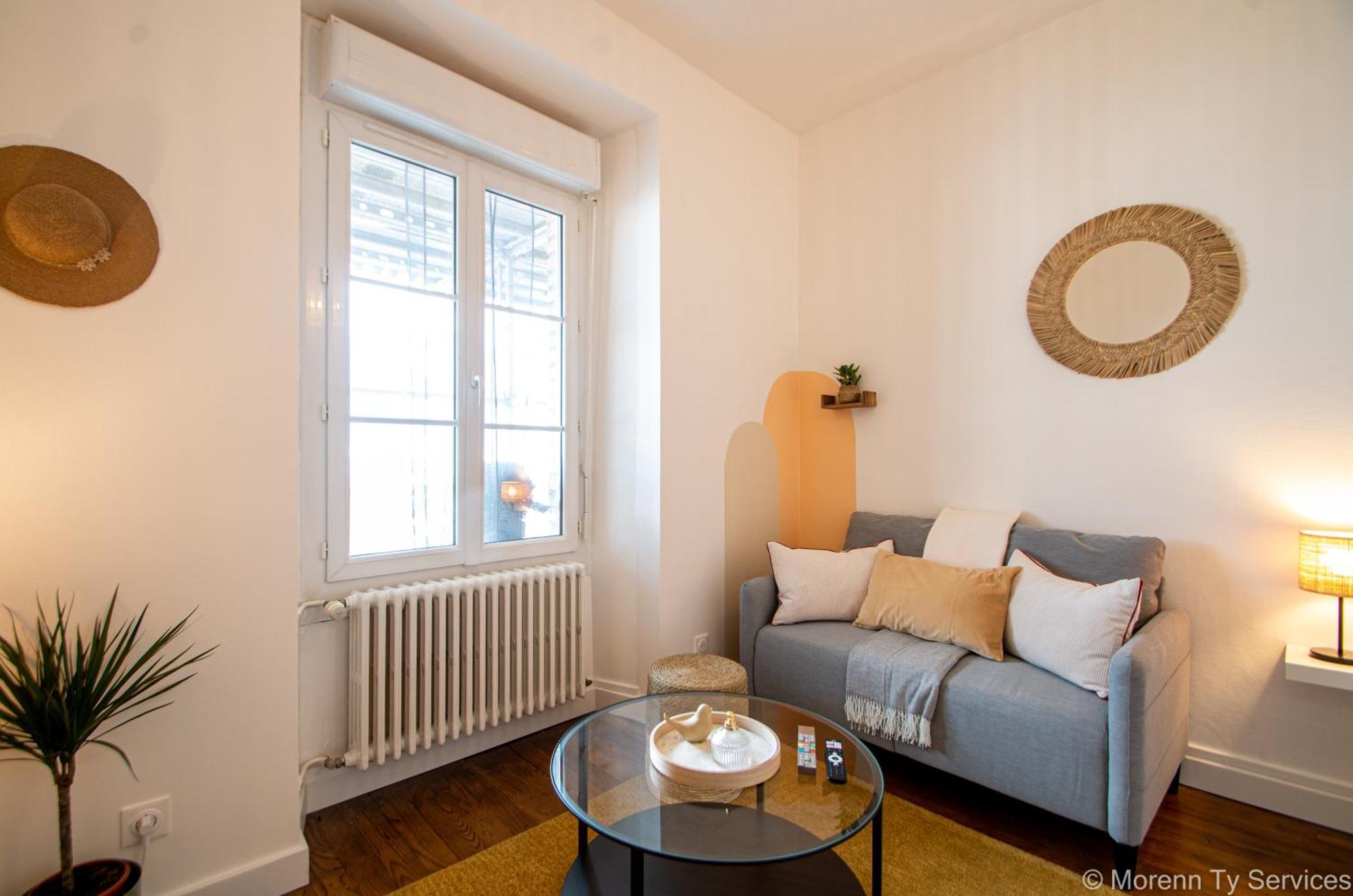 T1 Odorico Proche Gare - Ty Artiste Colombia Apartment Rennes
